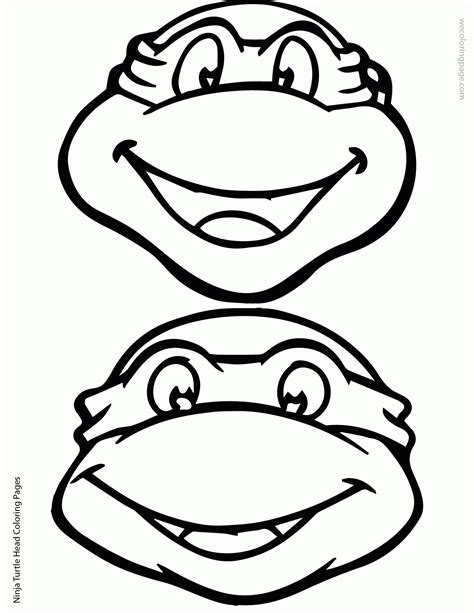 Classic Ninja Turtle Coloring Pages - Coloring Home