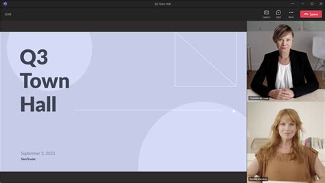 Attend a town hall in Microsoft Teams - Microsoft Support