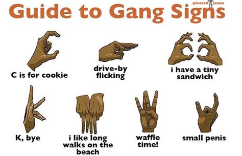 Visual Guide To Gang Signs | Complex