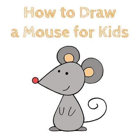 How To Draw A Mouse 2 Easy Drawings Dibujos Faciles Dessins | Images and Photos finder