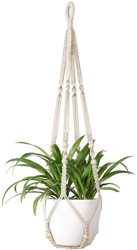 Macrame Plant Hangers Indoor Hanging Planter Basket | Etsy in 2020 | Macrame plant hanger ...