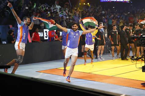 Kabaddi World Cup:India wins third world cup final in a row, defeats ...