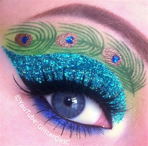 Peacock Makeup Makeup Tutorial - Makeup Geek | Peacock eye makeup ...