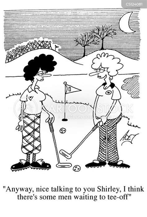 Women Golfers Cartoons and Comics - funny pictures from CartoonStock