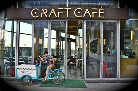 Entrance to Craft Cafe at Dubai Design District – Dubaicravings.com