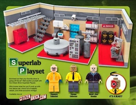 BREAKING BAD : BREAKING BAD - Lego Superlab Playset at ebay.com (2013)