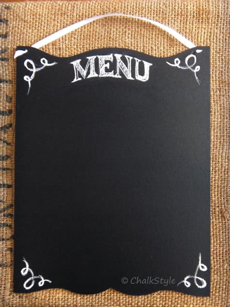 Chalkboard Large Menu Rustic Wedding Sign Chalk by ChalkStyle, $19.95 ...