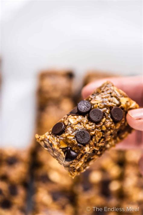 Nut Free Granola Bars (no bake!) - The Endless Meal®