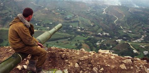 Guarding the border of Daghestan Republic (Russia), summer 1999.