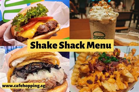 Shake Shack Menu Singapore With prices List Updated September 2022