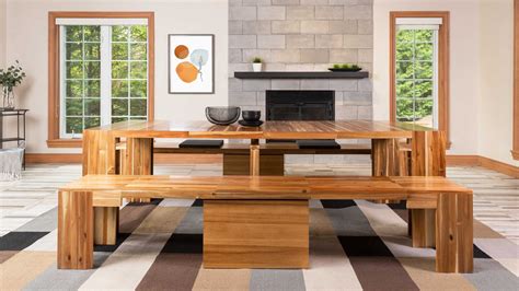 Solid Wood Extendable Dining Table | Transformer Table