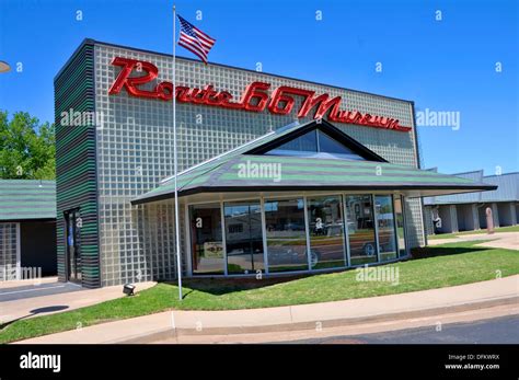 Route 66 Museum Clinton Oklahoma Stock Photo - Alamy