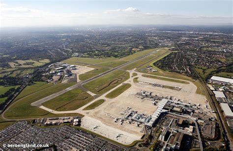 aeroengland | aerial photograph of Birmingham Airport West Midlands England UK