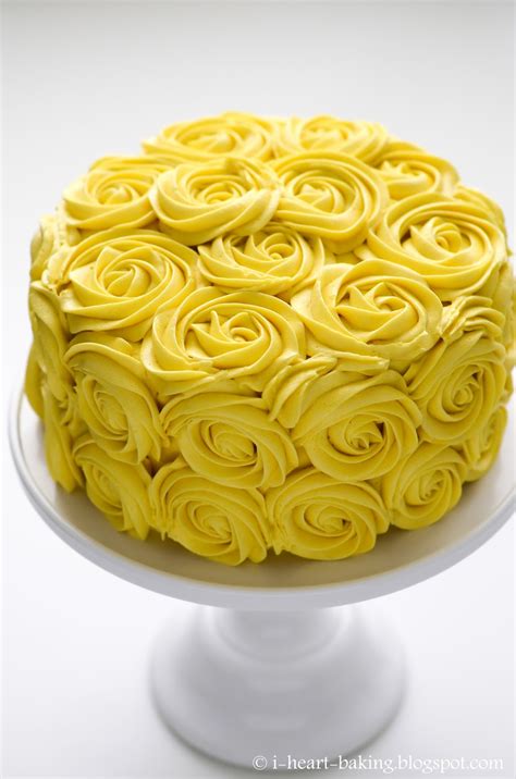 i heart baking!: yellow roses birthday cake