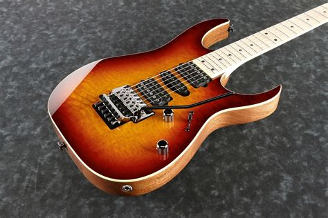 Ibanez RG Prestige RG657MSK STB Sunset Burst Electric Guitar w/Case