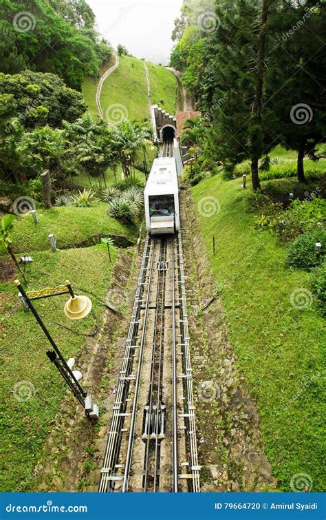 Penang Hill Train,Most Iconic Transport at Penang Hill, Malaysia Stock Photo - Image of iconic ...