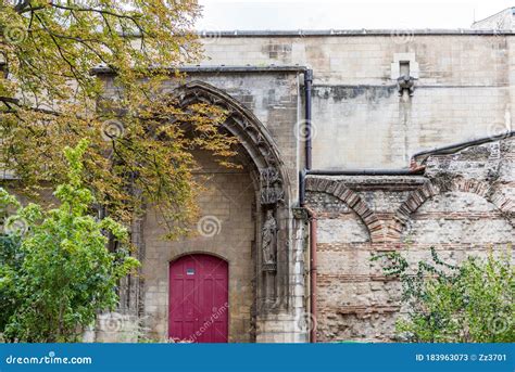 Ruins of Medieval Garden of the Cluny Museum, a Museum of the Middle ...