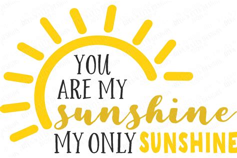 You Are My Sunshine Printable