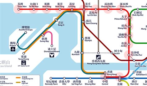 Tsuen Wan Line map - Hong Kong MTR