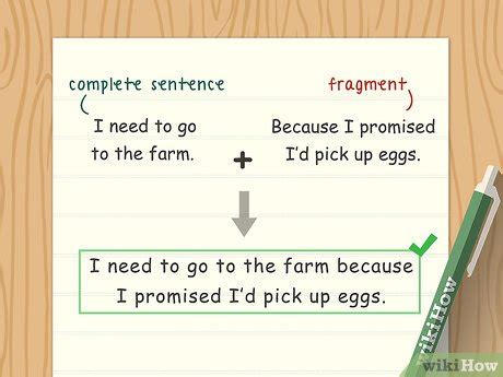 How to Avoid Sentence Fragments: 10 Steps (with Pictures)