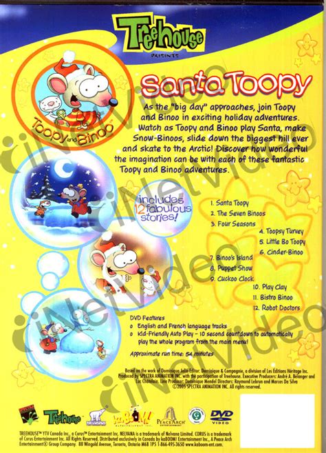 Toopy and Binoo - Santa Toopy on DVD Movie