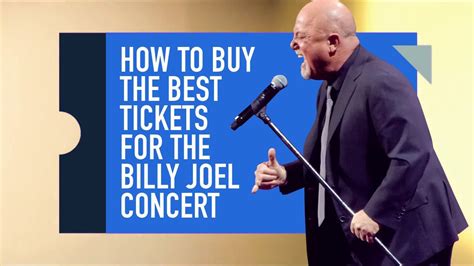 How to buy the best tickets for the Billy Joel Concerts! - YouTube