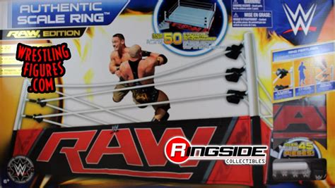 "RAW Edition" - WWE Authentic Official Real Scale Wrestling Ring by Wicked Cool Toys!