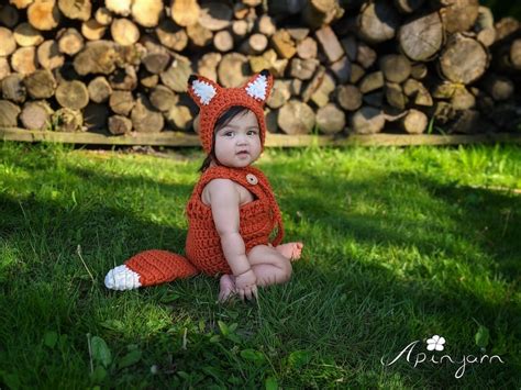 Baby Fox Costume Baby Fox Outfit First Halloween Costume | Etsy