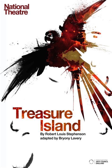 Treasure Island poster art illustration and design M Millington ...