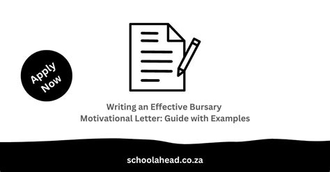 Writing an Effective Bursary Motivational Letter: Guide with Examples