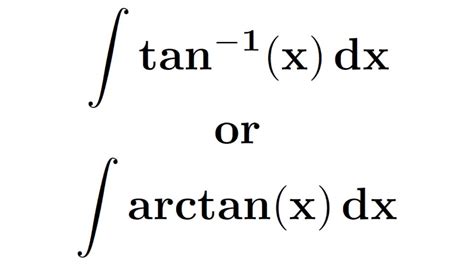 Integral Of Tan Inverse - slidesharetrick