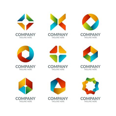 Premium Vector | Modern Geometric Logo Design Collection