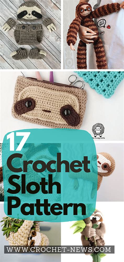 17 Crochet Sloth Patterns - Crochet News