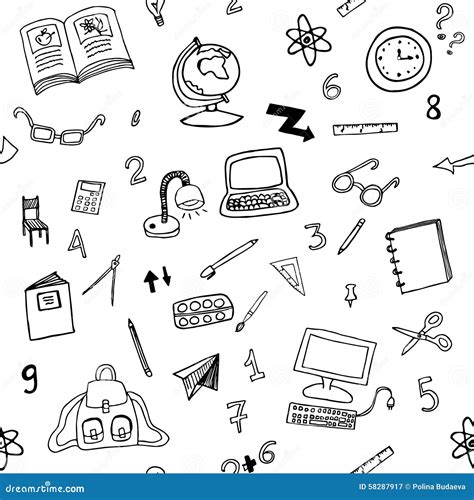 Classroom Objects Clip Art