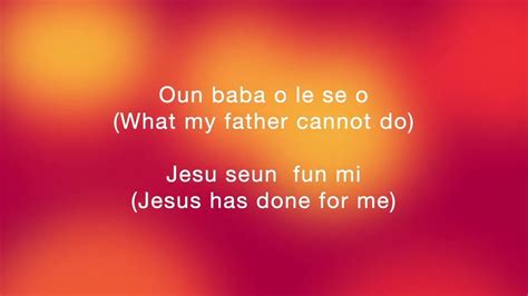 Yoruba Praise and Worship Songs (Lyrics video with English Translation) |OGO MEDLEY - YouTube