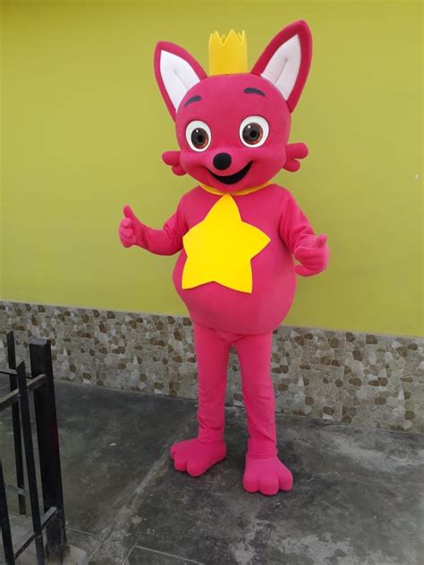 Pink Fong - Event Mascots Costume Hire