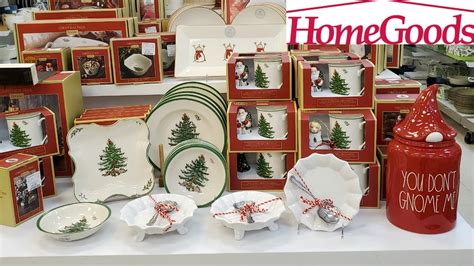 HOMEGOODS CHRISTMAS DINNERWARE HOME DECOR CHRISTMAS DECOR SHOP WITH ME ...