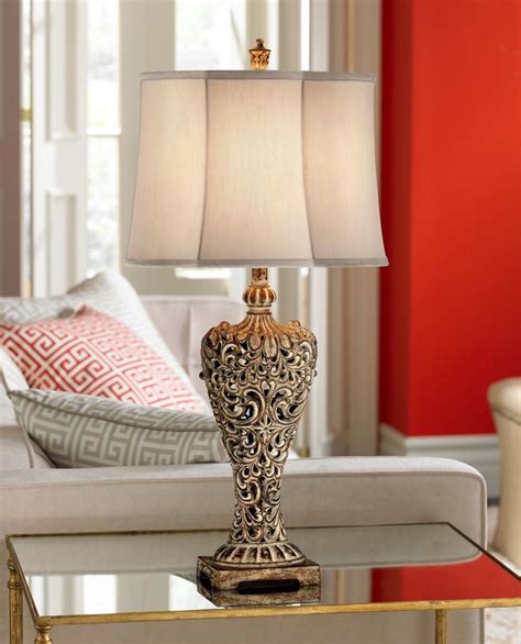 Elle Carved Antique Bronze Classic Table Lamp - #3J928 | Lamps Plus ...