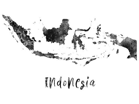 "Indonesia map, Indonesia" by Rosaliartbook | Redbubble | Maps aesthetic, World map wallpaper ...