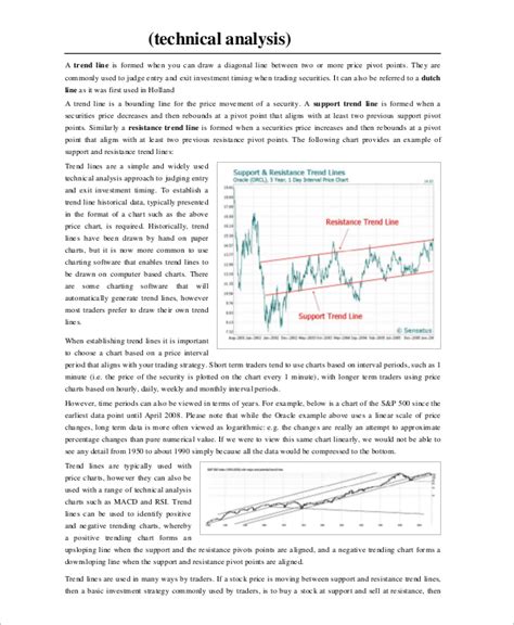 FREE 7+ Sample Stock Market Analysis Templates in PDF | MS Word | Google Docs | Pages