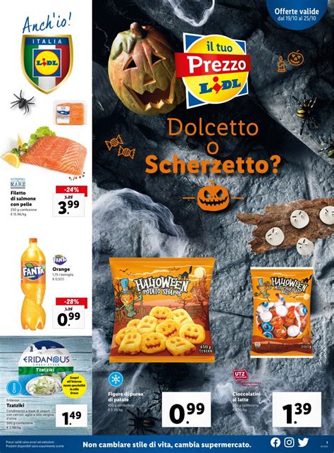 Volantino Lidl Speciale Halloween Fino Al 25/10 Dal 19/10/2020 ...