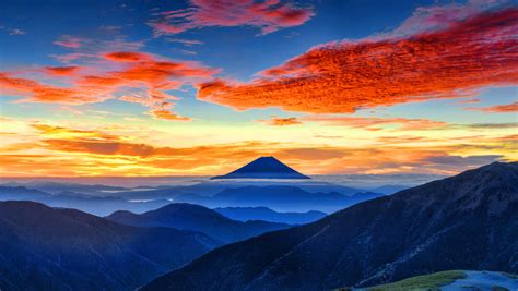 1360x768 Mount Fuji 4K Desktop Laptop HD Wallpaper, HD Nature 4K ...