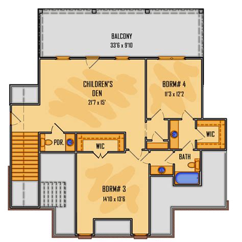 3Rd Floor House Plan - The Floors