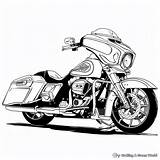 Harley Davidson Coloring Pages  Free & Printable sketch template