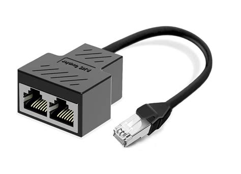 Amazon.com: AKWOR Ethernet Splitter, RJ45 1 Male to 2 Female LAN Ethernet Cable Splitter ...