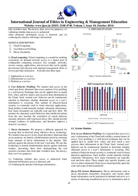 MIST Effective Masquerade Attack Detection in the Cloud