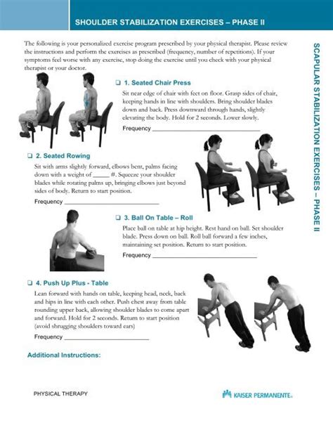 Shoulder Stabilization Exercises - Phase II