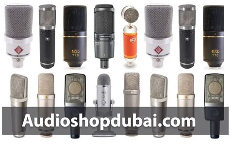 Condenser Microphone Buying Guide in Dubai UAE - Audio Shop Dubai