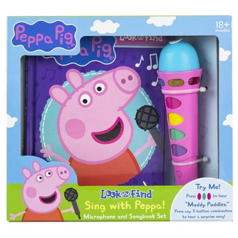 Peppa Pig - Sing with Peppa! Microphone and Look and Find Sound ...