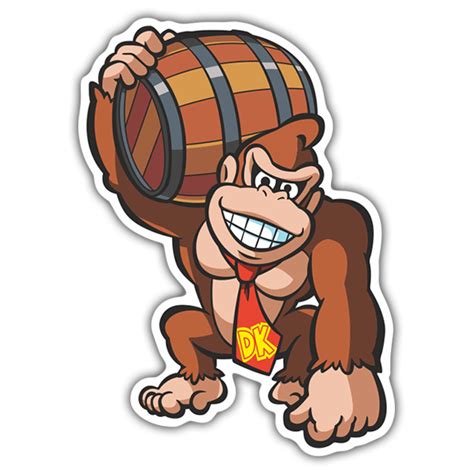 Sticker Donkey Kong DK | MuralDecal.com